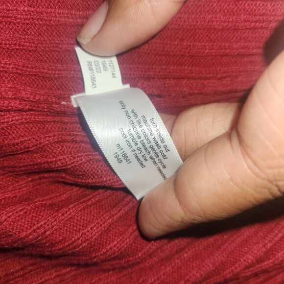 NWT Lane Bryant Classic Bracelet Sleeve TieFront Overpiece Rumba Red Size 22/24 - Picture 8 of 8